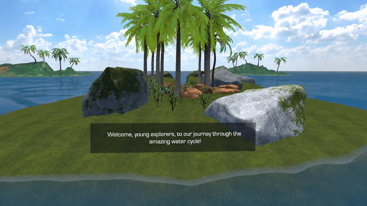 Kids Room, the water cycle, made tangible