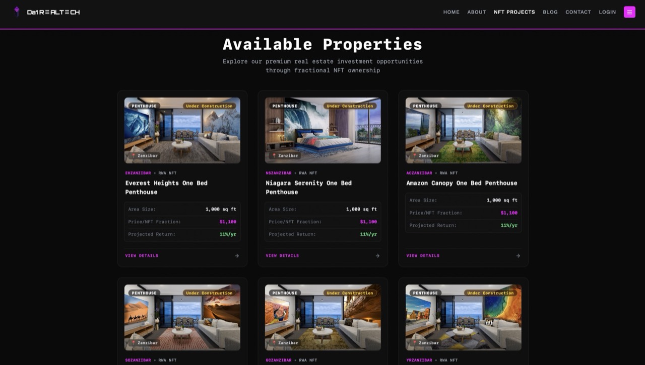 Structured listings with transparent property data