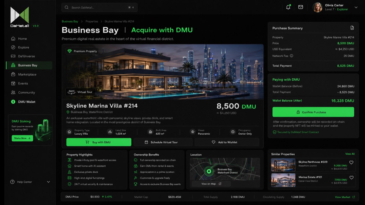 DMU — product screenshot