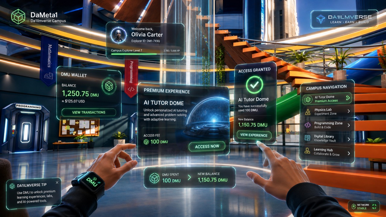 Learn inside the immersive AI Tutor Dome